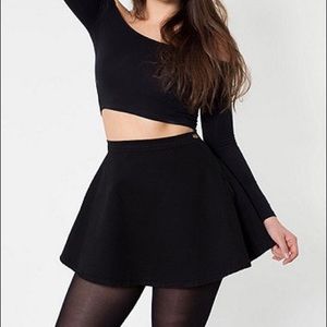 American Apparel Black Circle Skirt | Halloween